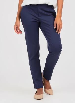 Pantalon slim taille élastique taille normale bleu MCM femme
