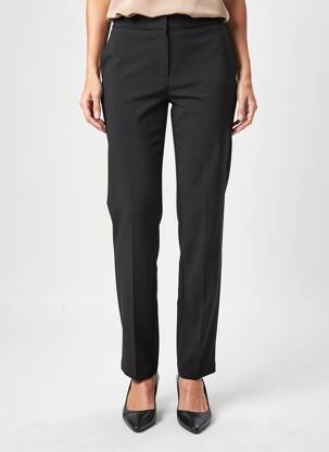 Pantalon slim taille élastique taille normale noir MCM femme