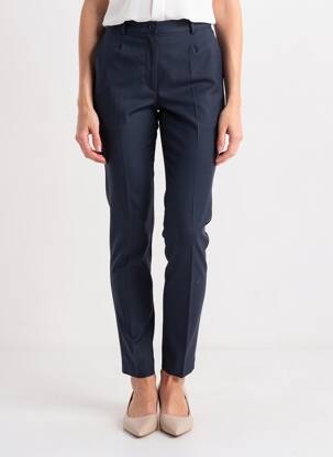 Pantalon slim taille élastique taille normale bleu GEVANA femme