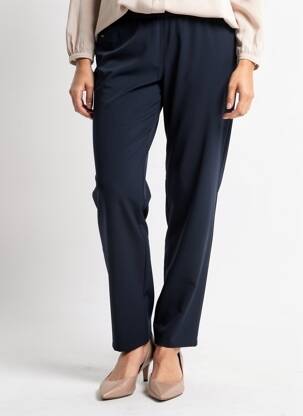 Pantalon slim taille élastique taille normale bleu FELINO femme