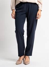 Pantalon slim taille élastique taille normale bleu FELINO femme