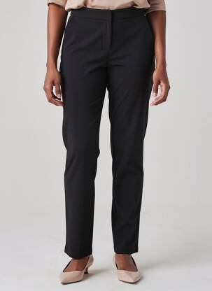Pantalon slim taille élastique taille normale noir MCM femme