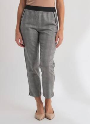 Pantalon 7/8 stretch taille normale gris JANIRA femme