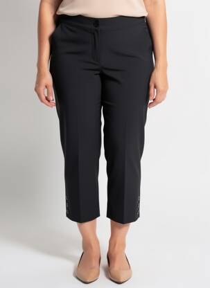 Pantacourt taille normale taille normale noir FELINO femme