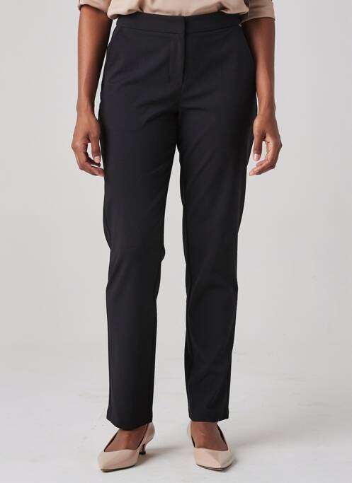 Pantalon slim taille élastique taille normale noir MCM femme