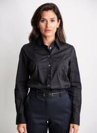 Chemisier coupe cintrée manches longues noir DOLCE & GABBANA femme