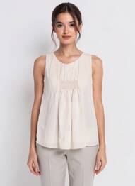 Top coupe fluide sans manche rose VANESSA BRUNO femme