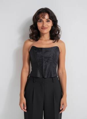 Top stretch sans manche noir RENATO NUCCI femme