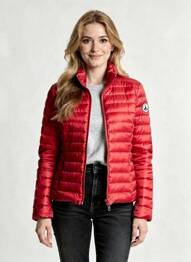 Doudoune poches sans capuche rouge JOTT (JUST OVER THE TOP) femme