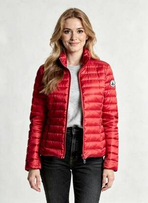 Doudoune poches sans capuche rouge JOTT (JUST OVER THE TOP) femme