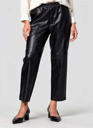 Pantalon 7/8 stretch taille normale noir YSABEL MORA femme