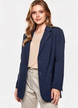 Blazer poches bleu ZILCH femme