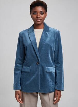 Blazer poches bleu MKT STUDIO femme
