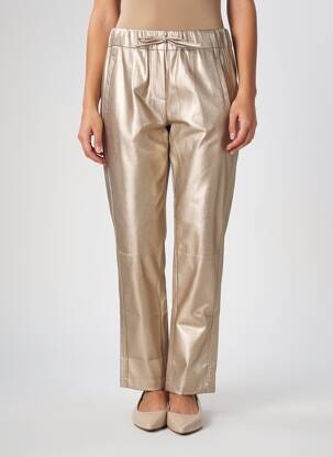 Pantalon slim taille élastique or CATNOIR femme