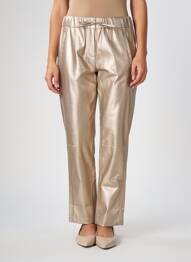 Pantalon slim taille élastique or CATNOIR femme