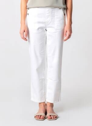 Pantalon 7/8 poches blanc FREEMAN T.PORTER femme
