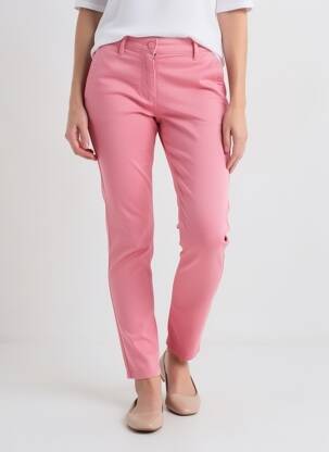 Pantalon slim poches rose HAPPY femme