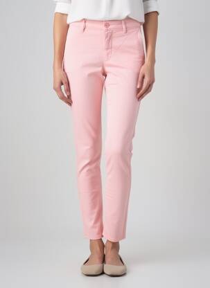 Pantalon slim poches rose clair HAPPY femme