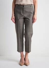 Pantalon 7/8 stretch taille normale gris HANA SAN femme
