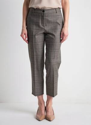 Pantalon 7/8 stretch taille normale gris HANA SAN femme