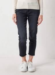 Pantalon 7/8 stretch taille normale bleu DENIM STUDIO femme