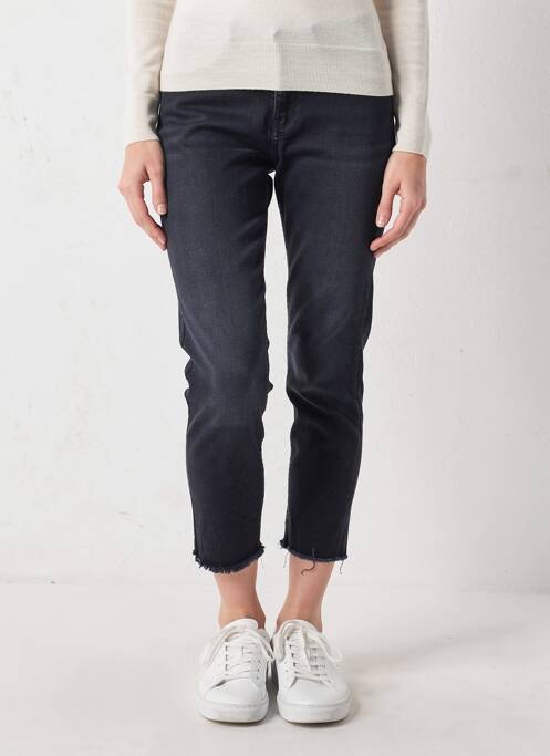 Pantalon 7/8 stretch taille normale bleu DENIM STUDIO femme