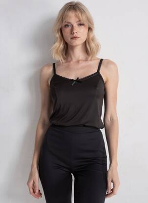 Top/caraco stretch noir CREAM femme