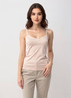 Top/caraco stretch chair CREAM femme