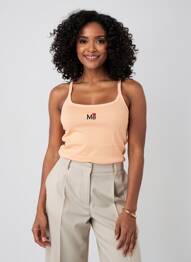 Débardeur stretch sans manche rose ME369 femme
