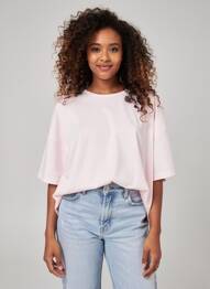 T-shirt stretch manches courtes rose TANTÄ femme