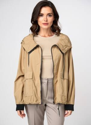 Veste casual coupe droite beige CATNOIR femme