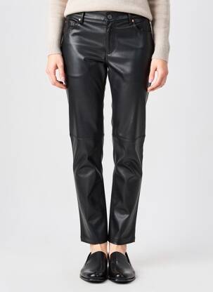 Pantalon slim taille normale taille normale noir MKT STUDIO femme