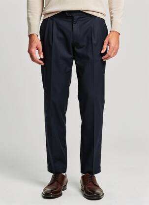Pantalon droit taille normale taille normale bleu JAQK homme