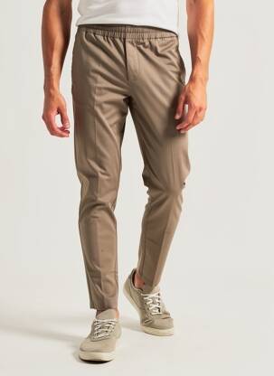 Pantalon slim stretch taille normale marron SAMSOE & SAMSOE homme