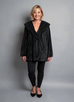 Robe de chambre poches vert RINGELLA femme