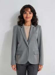 Blazer coupe cintrée gris EVA KAYAN femme