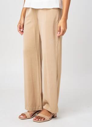 Pantalon large poches taille normale beige YERSE femme