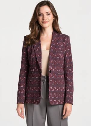Blazer poches violet ANONYME DESIGNERS femme