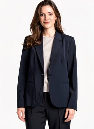 Blazer poignets boutonnés bleu FIVE femme