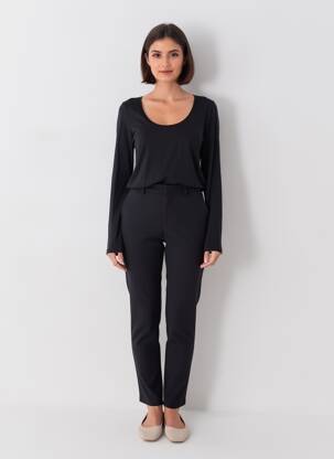 T-shirt manches longues manches longues noir SCOTCH & SODA femme