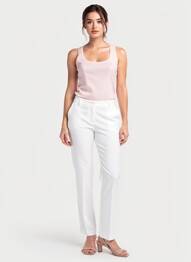 Débardeur coupe ajustée sans manche rose AMERICAN VINTAGE femme
