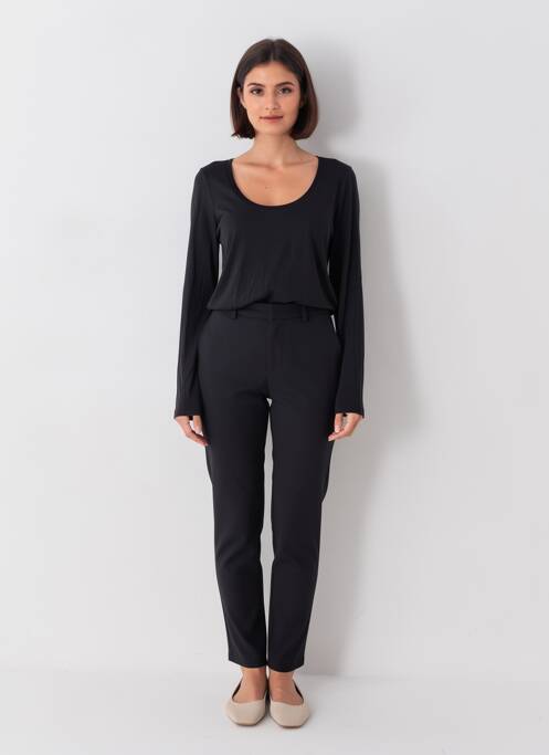 T-shirt manches longues manches longues noir SCOTCH & SODA femme