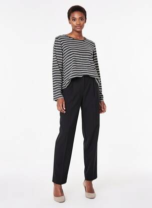 T-shirt manches longues manches longues gris MAJESTIC FILATURES femme