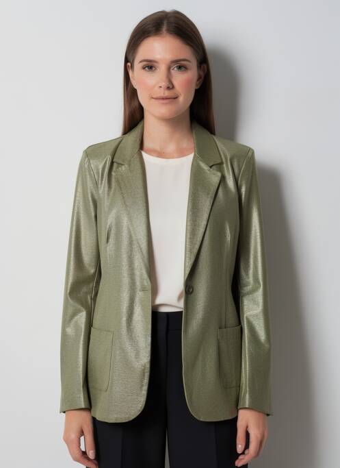 Blazer poches vert MAJESTIC FILATURES femme