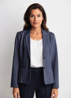 Blazer coupe cintrée bleu STREET ONE femme