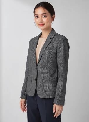Blazer coupe cintrée noir STREET ONE femme