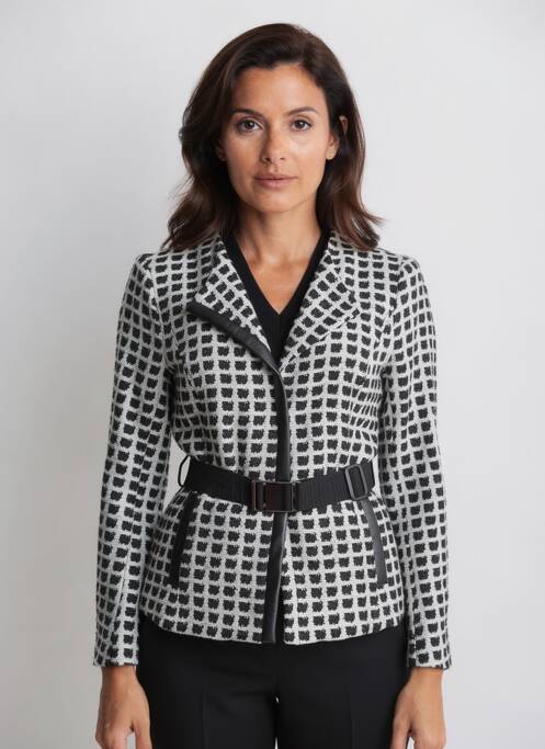 Veste casual coupe cintrée noir TUZZI femme
