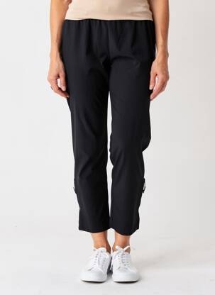 Pantalon 7/8 stretch taille normale noir FRANCK ANNA femme