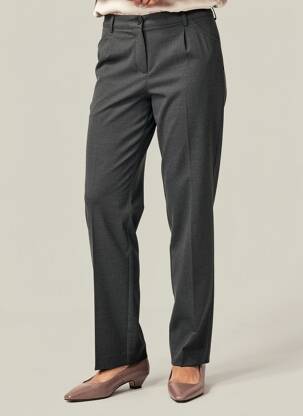 Pantalon slim taille haute taille haute gris FRANK WALDER femme