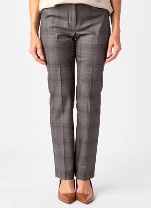 Pantalon slim taille élastique taille normale gris STARK femme